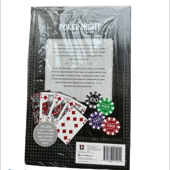 Poker Night Card Kit Master Game Set with Instructions All Level Players - Picture 3 of 13